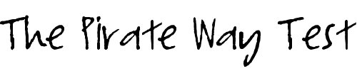Font : I-Love-Derwin Custom Text : The Pirate Way Test your own text here Click to download or to view this font on a tshirt that can be custom printed in Bali