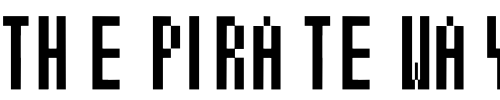 Font : IBRAHIM-NET-TAJRUBAH Custom Text : The Pirate Way Test your own text here Click to download or to view this font on a tshirt that can be custom printed in Bali