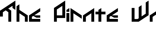 Font : IKKOUE Custom Text : The Pirate Way Test your own text here Click to download or to view this font on a tshirt that can be custom printed in Bali
