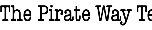 Font : ITC-American-Typewriter-Medium-Condensed Custom Text : The Pirate Way Test your own text here Click to download or to view this font on a tshirt that can be custom printed in Bali