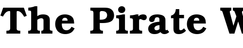 Font : ITC-Bookman-CE-Demi Custom Text : The Pirate Way Test your own text here Click to download or to view this font on a tshirt that can be custom printed in Bali