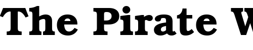 Font : ITC-Bookman-Demi Custom Text : The Pirate Way Test your own text here Click to download or to view this font on a tshirt that can be custom printed in Bali