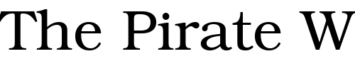 Font : ITC-Bookman-Light Custom Text : The Pirate Way Test your own text here Click to download or to view this font on a tshirt that can be custom printed in Bali
