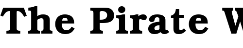 Font : ITC-Bookman-S-Demi Custom Text : The Pirate Way Test your own text here Click to download or to view this font on a tshirt that can be custom printed in Bali