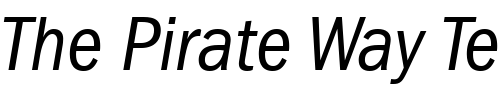 Font : ITC-Franklin-Gothic-LT-Book-Condensed-Italic Custom Text : The Pirate Way Test your own text here Click to download or to view this font on a tshirt that can be custom printed in Bali