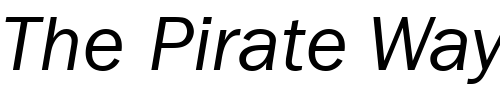 Font : ITC-Franklin-Gothic-LT-Book-Italic Custom Text : The Pirate Way Test your own text here Click to download or to view this font on a tshirt that can be custom printed in Bali
