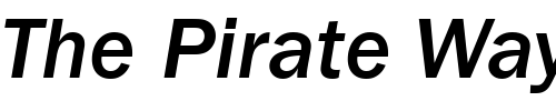 Font : ITC-Franklin-Gothic-LT-Medium-Italic Custom Text : The Pirate Way Test your own text here Click to download or to view this font on a tshirt that can be custom printed in Bali