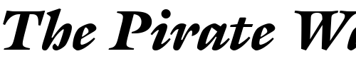Font : ITC-Galliard-LT-Black-Italic Custom Text : The Pirate Way Test your own text here Click to download or to view this font on a tshirt that can be custom printed in Bali