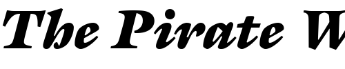 Font : ITC-Galliard-LT-Ultra-Italic Custom Text : The Pirate Way Test your own text here Click to download or to view this font on a tshirt that can be custom printed in Bali