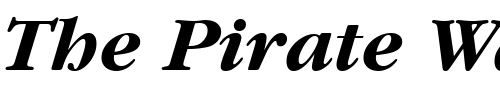 Font : ITC-Garamond-LT-Bold-Italic Custom Text : The Pirate Way Test your own text here Click to download or to view this font on a tshirt that can be custom printed in Bali