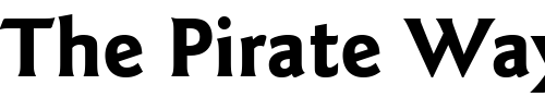 Font : ITC-Goudy-Sans-LT-Bold Custom Text : The Pirate Way Test your own text here Click to download or to view this font on a tshirt that can be custom printed in Bali