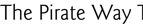 Font : ITC-Goudy-Sans-LT-Book Custom Text : The Pirate Way Test your own text here Click to download or to view this font on a tshirt that can be custom printed in Bali