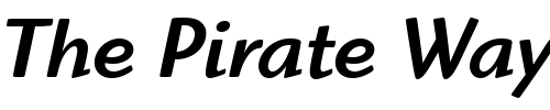 Font : ITC-Highlander-LT-Medium-Italic Custom Text : The Pirate Way Test your own text here Click to download or to view this font on a tshirt that can be custom printed in Bali