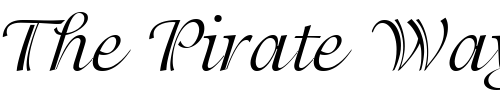 Font : ITC-Isadora-LT-Regular Custom Text : The Pirate Way Test your own text here Click to download or to view this font on a tshirt that can be custom printed in Bali