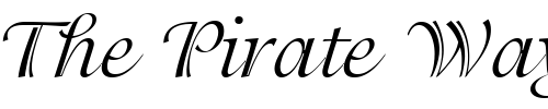 Font : ITC-Isadora-Regular Custom Text : The Pirate Way Test your own text here Click to download or to view this font on a tshirt that can be custom printed in Bali