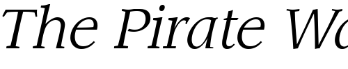 Font : ITC-Leawood-LT-Book-Italic Custom Text : The Pirate Way Test your own text here Click to download or to view this font on a tshirt that can be custom printed in Bali