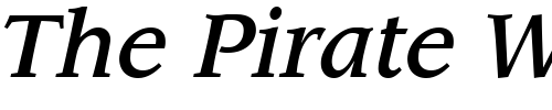 Font : ITC-Leawood-LT-Medium-Italic Custom Text : The Pirate Way Test your own text here Click to download or to view this font on a tshirt that can be custom printed in Bali