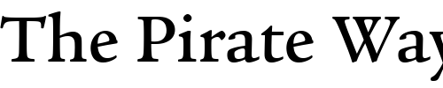 Font : ITC-Legacy-Serif-LT-Medium Custom Text : The Pirate Way Test your own text here Click to download or to view this font on a tshirt that can be custom printed in Bali