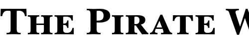 Font : ITC-New-Baskerville-Bold-Small-Caps-Old-Style-Figures Custom Text : The Pirate Way Test your own text here Click to download or to view this font on a tshirt that can be custom printed in Bali