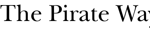 Font : ITC-New-Baskerville-LT-Roman Custom Text : The Pirate Way Test your own text here Click to download or to view this font on a tshirt that can be custom printed in Bali