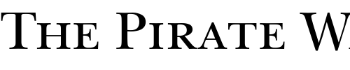 Font : ITC-New-Baskerville-Small-Caps-Old-Style-Figures Custom Text : The Pirate Way Test your own text here Click to download or to view this font on a tshirt that can be custom printed in Bali