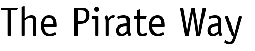 Font : ITC-Officina-Sans-LT-Book Custom Text : The Pirate Way Test your own text here Click to download or to view this font on a tshirt that can be custom printed in Bali