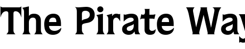 Font : ITC-Quorum-LT-Bold Custom Text : The Pirate Way Test your own text here Click to download or to view this font on a tshirt that can be custom printed in Bali