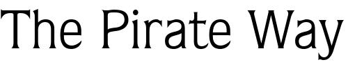 Font : ITC-Quorum-LT-Book Custom Text : The Pirate Way Test your own text here Click to download or to view this font on a tshirt that can be custom printed in Bali