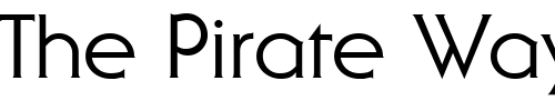 Font : ITC-Serif-Gothic-LT-Regular Custom Text : The Pirate Way Test your own text here Click to download or to view this font on a tshirt that can be custom printed in Bali