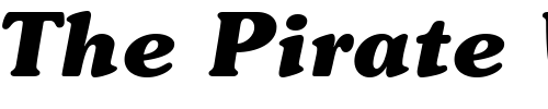 Font : ITC-Souvenir-LT-Bold-Italic Custom Text : The Pirate Way Test your own text here Click to download or to view this font on a tshirt that can be custom printed in Bali