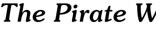 Font : ITC-Souvenir-LT-Medium-Italic Custom Text : The Pirate Way Test your own text here Click to download or to view this font on a tshirt that can be custom printed in Bali