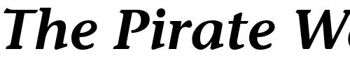 Font : ITC-Stone-Informal-Semibold-Italic Custom Text : The Pirate Way Test your own text here Click to download or to view this font on a tshirt that can be custom printed in Bali
