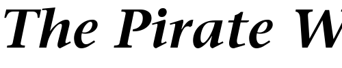 Font : ITC-Stone-Serif-LT-Semibold-Italic Custom Text : The Pirate Way Test your own text here Click to download or to view this font on a tshirt that can be custom printed in Bali
