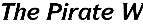 Font : ITC-Symbol-Bold-Italic Custom Text : The Pirate Way Test your own text here Click to download or to view this font on a tshirt that can be custom printed in Bali