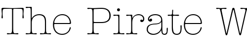 Font : ITCAmericanTypewriter-Light Custom Text : The Pirate Way Test your own text here Click to download or to view this font on a tshirt that can be custom printed in Bali