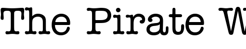 Font : ITCAmericanTypewriter-Medium Custom Text : The Pirate Way Test your own text here Click to download or to view this font on a tshirt that can be custom printed in Bali
