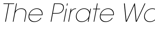 Font : ITCAvantGardeGothic-ExtraLight-Oblique Custom Text : The Pirate Way Test your own text here Click to download or to view this font on a tshirt that can be custom printed in Bali
