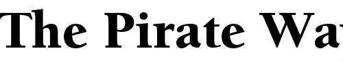 Font : ITCBerkeleyOldstyle-Black Custom Text : The Pirate Way Test your own text here Click to download or to view this font on a tshirt that can be custom printed in Bali