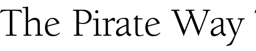 Font : ITCBerkeleyOldstyle-Book Custom Text : The Pirate Way Test your own text here Click to download or to view this font on a tshirt that can be custom printed in Bali