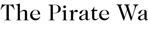 Font : ITCCaslon224-Book Custom Text : The Pirate Way Test your own text here Click to download or to view this font on a tshirt that can be custom printed in Bali