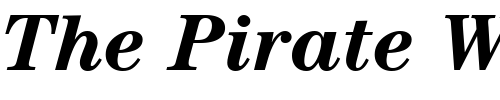 Font : ITCCentury-Bold-Italic Custom Text : The Pirate Way Test your own text here Click to download or to view this font on a tshirt that can be custom printed in Bali