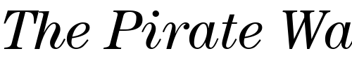 Font : ITCCentury-Book-Italic Custom Text : The Pirate Way Test your own text here Click to download or to view this font on a tshirt that can be custom printed in Bali