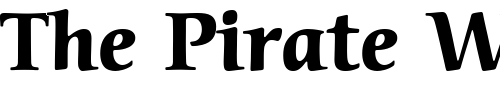 Font : ITCCerigo-Bold Custom Text : The Pirate Way Test your own text here Click to download or to view this font on a tshirt that can be custom printed in Bali