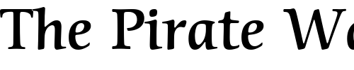 Font : ITCCerigo-Medium Custom Text : The Pirate Way Test your own text here Click to download or to view this font on a tshirt that can be custom printed in Bali