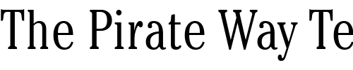 Font : ITCCheltenham-CondensedLight Custom Text : The Pirate Way Test your own text here Click to download or to view this font on a tshirt that can be custom printed in Bali