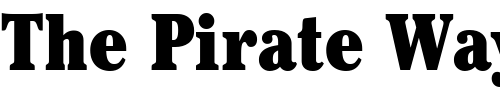 Font : ITCCheltenham-UltraCondensed Custom Text : The Pirate Way Test your own text here Click to download or to view this font on a tshirt that can be custom printed in Bali