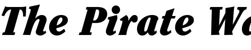 Font : ITCClearface-Black-Italic Custom Text : The Pirate Way Test your own text here Click to download or to view this font on a tshirt that can be custom printed in Bali