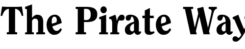 Font : ITCClearface-Heavy Custom Text : The Pirate Way Test your own text here Click to download or to view this font on a tshirt that can be custom printed in Bali