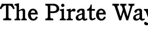 Font : ITCCushing-Medium Custom Text : The Pirate Way Test your own text here Click to download or to view this font on a tshirt that can be custom printed in Bali