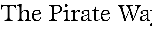 Font : ITCEsprit-Book Custom Text : The Pirate Way Test your own text here Click to download or to view this font on a tshirt that can be custom printed in Bali